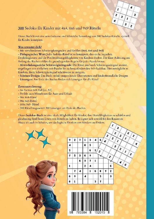 Produktbild: Sudoku Kinder- ab 6 Jahren