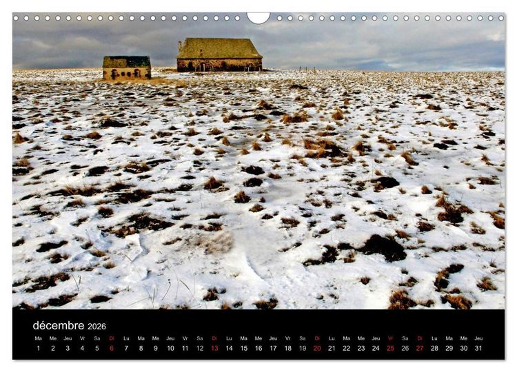 Produktbild: AUBRAC (Calendrier mural 2026 DIN A3 vertical), CALVENDO calendrier mensuel