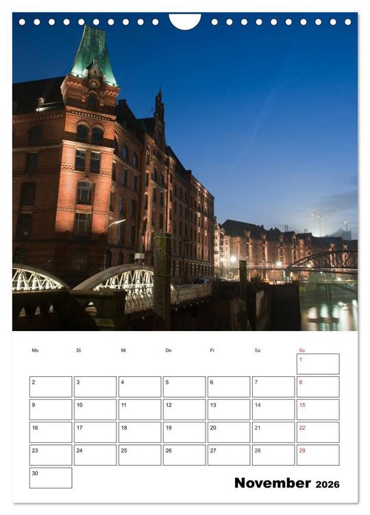 Produktbild: Sch&ouml;nes Hamburg (Wandkalender 2026 DIN A4 hoch), CALVENDO Monatskalender