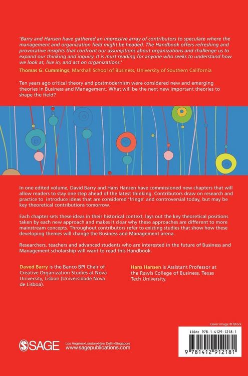 Produktbild: The SAGE Handbook of New Approaches in Management and Organization