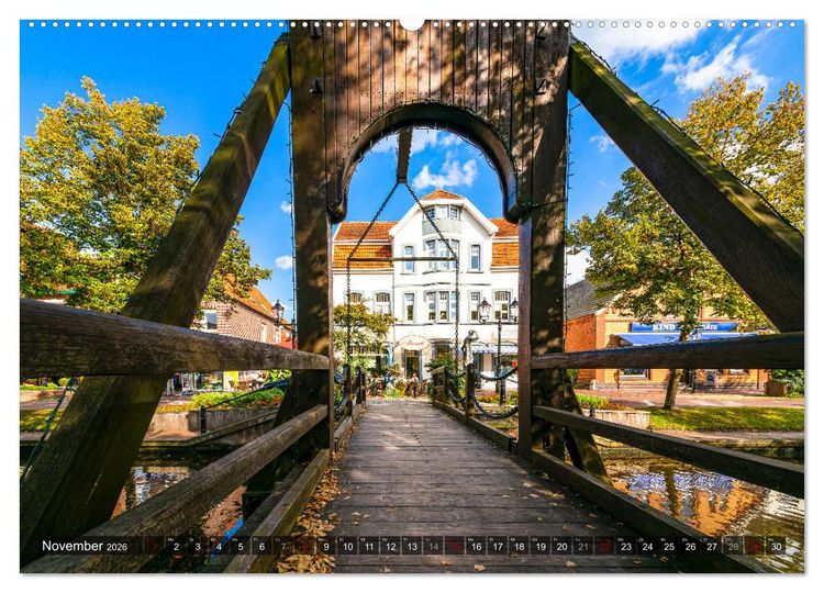 Produktbild: Papenburg - Venedig des Nordens (hochwertiger Premium Wandkalender 2026 DIN A2 quer), Kunstdruck in Hochglanz