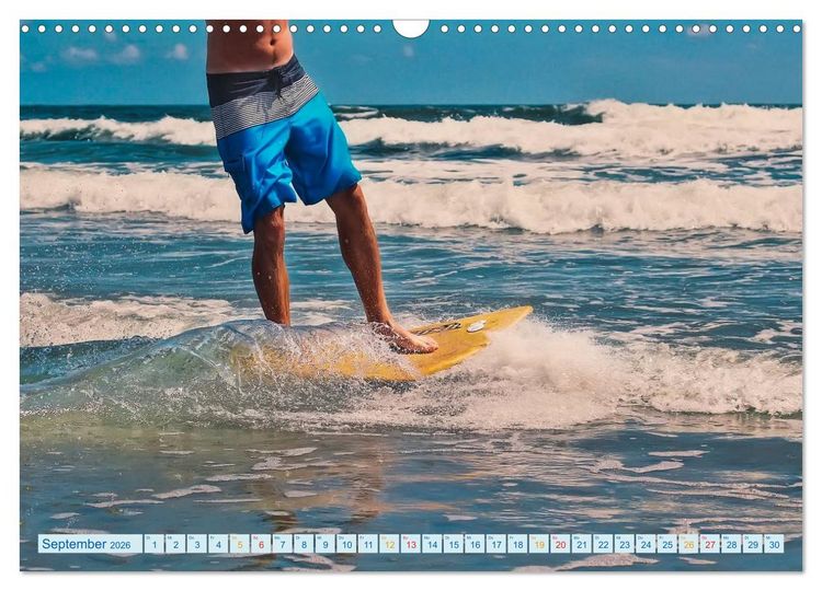Produktbild: Surfen - Wasser, Wind und coole Typen (Wandkalender 2026 DIN A3 quer), CALVENDO Monatskalender