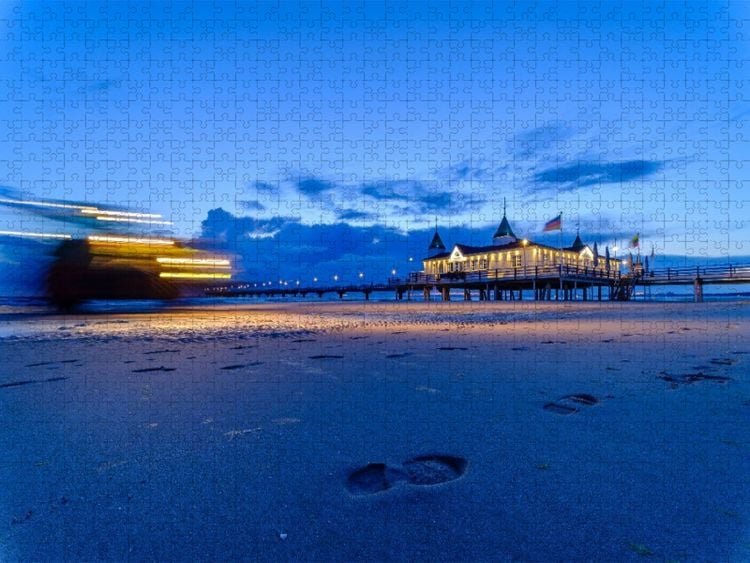 Produktbild: CALVENDO Puzzle Lichtspuren | 1000 Teile Lege-Gr&ouml;&szlig;e 64x48cm Foto-Puzzle f&uuml;r gl&uuml;ckliche Stunden