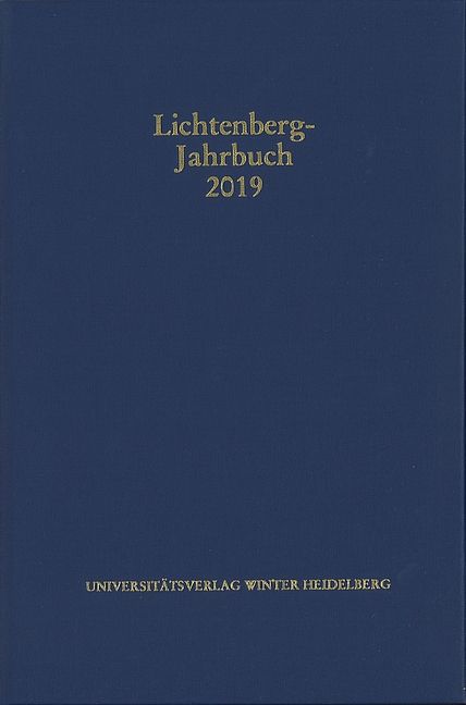 Produktbild: Lichtenberg-Jahrbuch 2019