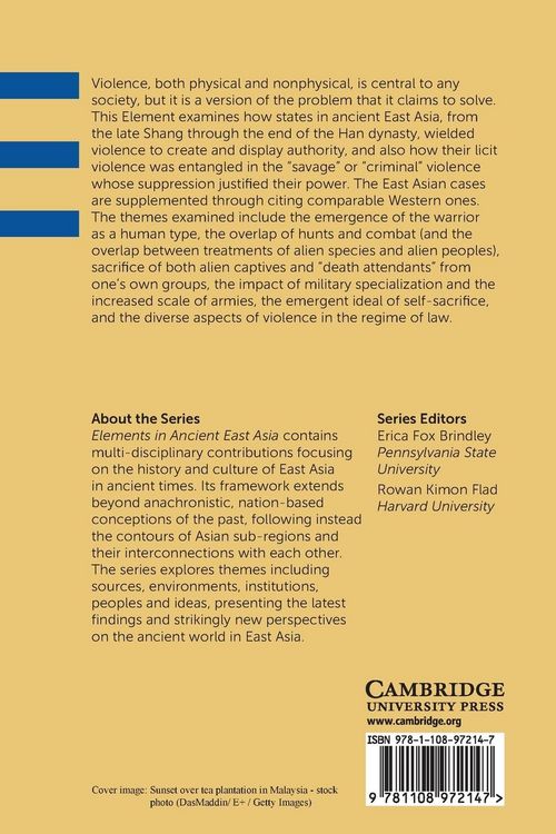 Produktbild: Violence and the Rise of Centralized States in East Asia