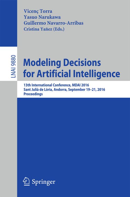 Produktbild: Modeling Decisions for Artificial Intelligence