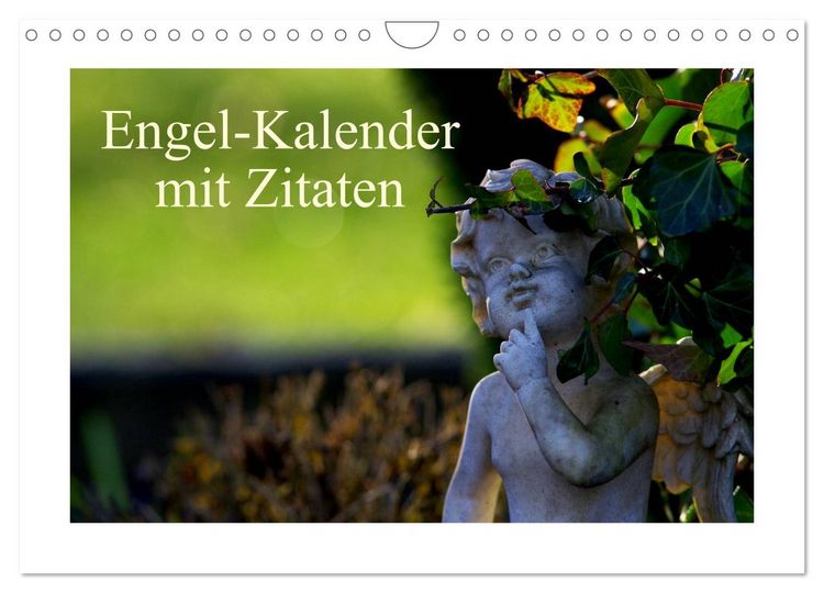 Produktbild: Engel-Kalender mit Zitaten (Wandkalender 2026 DIN A4 quer), CALVENDO Monatskalender
