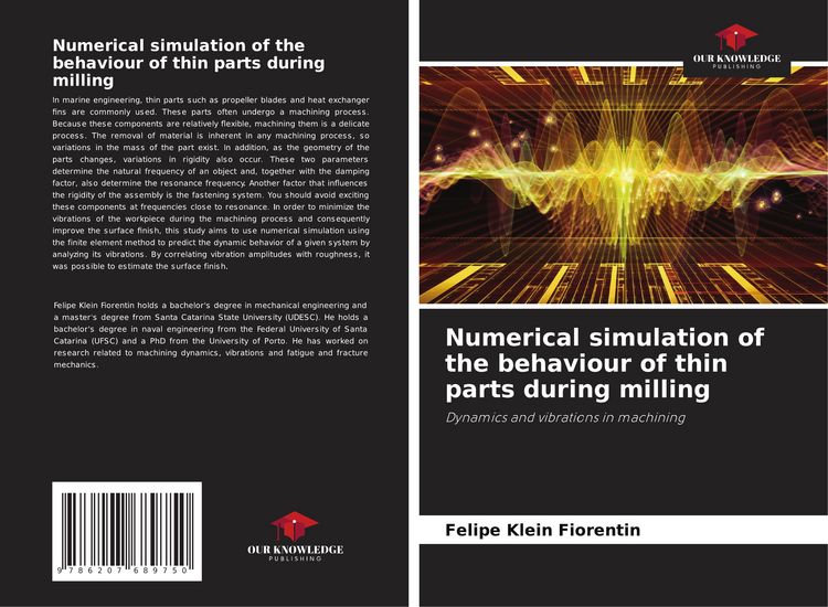 Produktbild: Numerical simulation of the behaviour of thin parts during milling