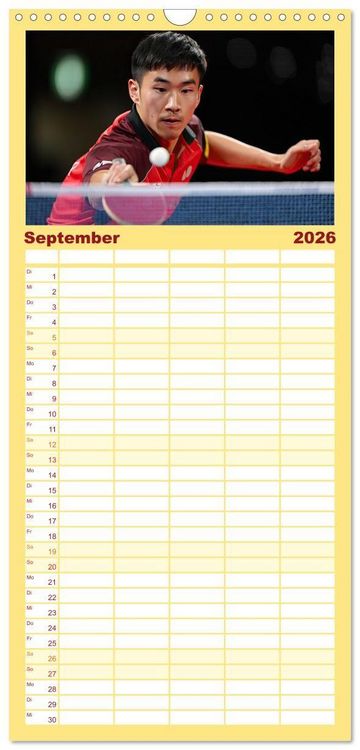 Produktbild: Familienplaner 2026 - Spirit of Motion mit 5 Spalten (Wandkalender, 21 x 45 cm) CALVENDO
