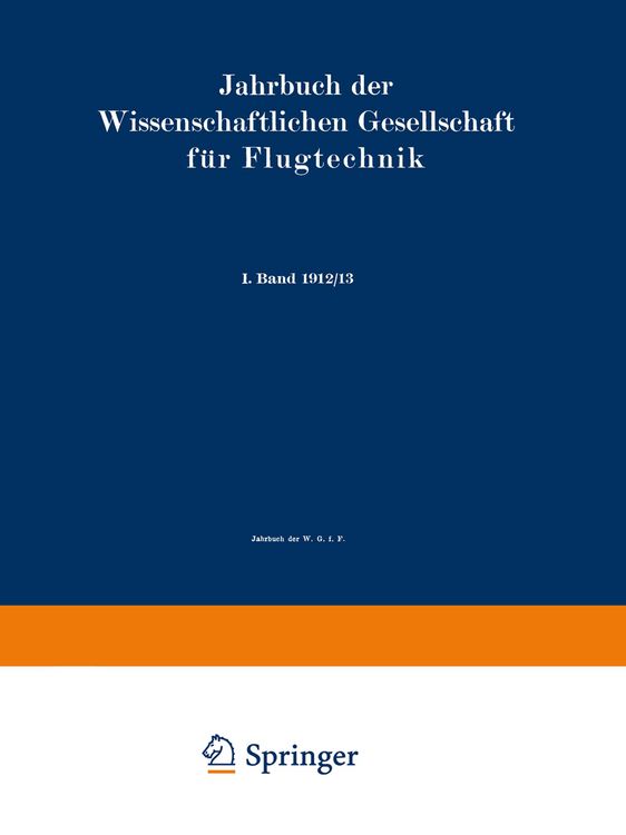 Produktbild: Jahrbuch der Wissenschaftlichen Gesellschaft f&uuml;r Flugtechnik