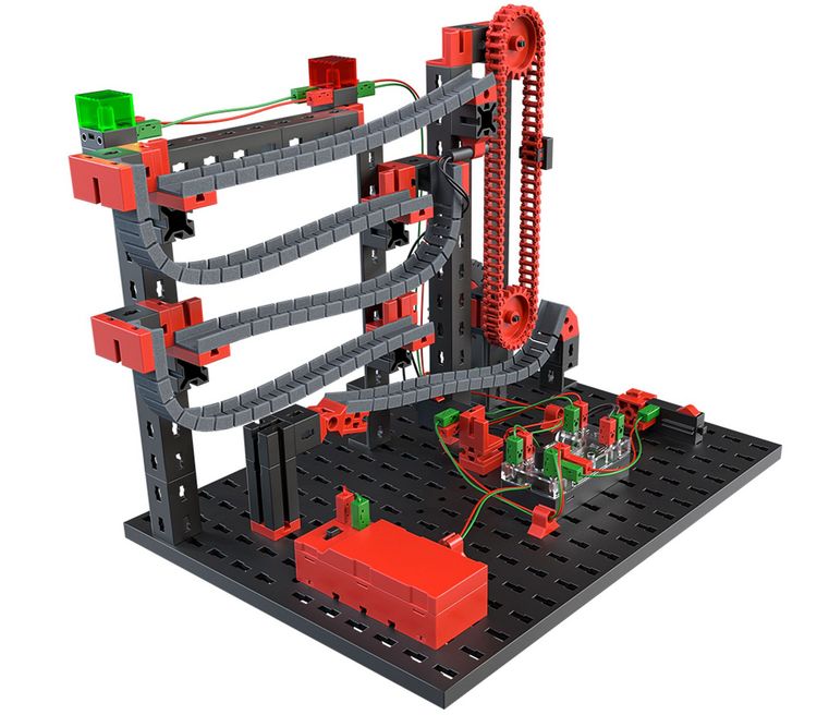 Produktbild: Fischertechnik 559883 - PROFI E-Tronic, 16 Modelle, Konstruktionsbaukasten