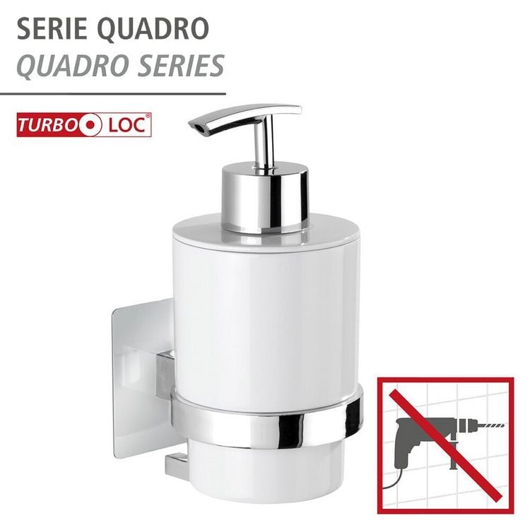 Produktbild: Turbo-Loc&reg; Seifenspender Quadro, Befestigen ohne bohren