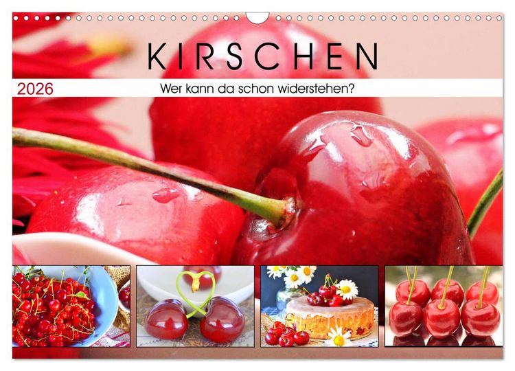 Produktbild: Kirschen. Wer kann da schon widerstehen? (Wandkalender 2026 DIN A3 quer), CALVENDO Monatskalender