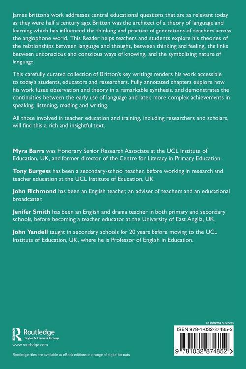 Produktbild: James Britton on Education