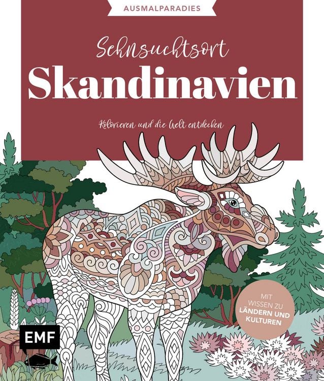 Produktbild: Ausmalparadies &ndash; Sehnsuchtsort Skandinavien