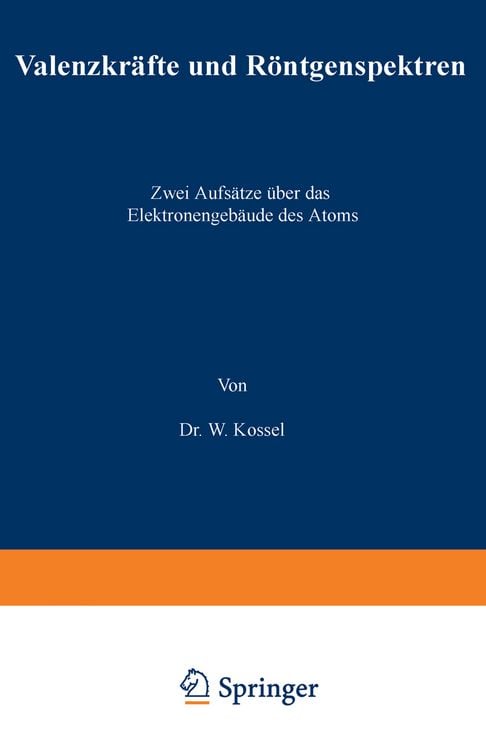 Produktbild: Valenzkr&auml;fte und R&ouml;ntgenspektren