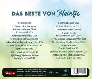 Produktbild: Das Beste von Heintje-Seine 20 gr&ouml;&aacute;ten Erfolge