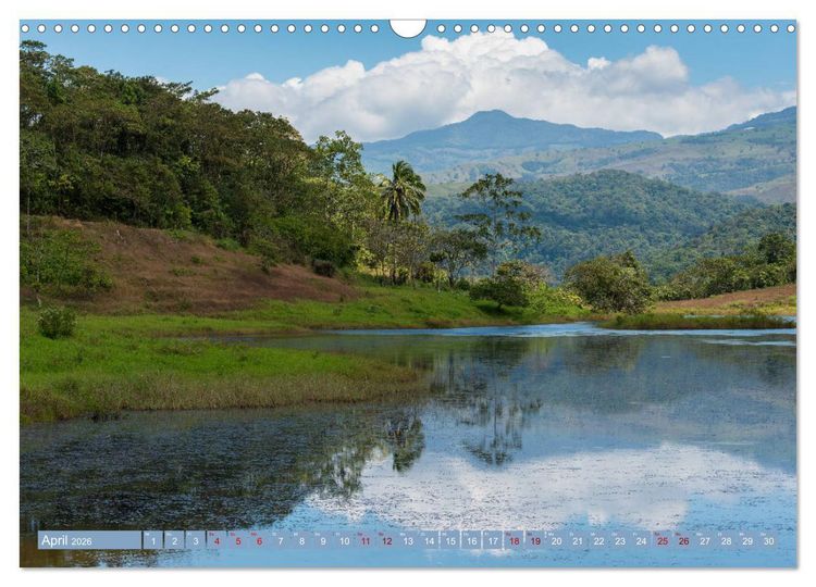 Produktbild: Farbenfrohes Costa Rica (Wandkalender 2026 DIN A3 quer), CALVENDO Monatskalender