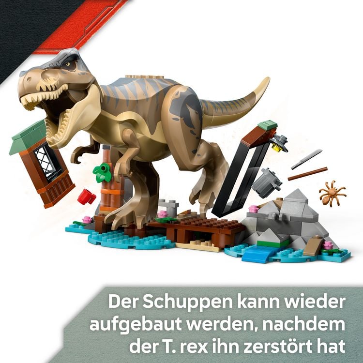 Produktbild: LEGO Jurassic World 76975 Flucht vor dem T.Rex, Dinosaurier Spielzeug