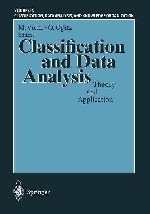 Produktbild: Classification and Data Analysis