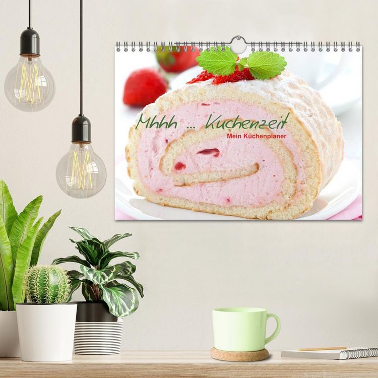 Produktbild: Mhhh... Kuchenzeit Mein K&uuml;chenplaner (Wandkalender 2027 DIN A4 quer), CALVENDO Monatskalender