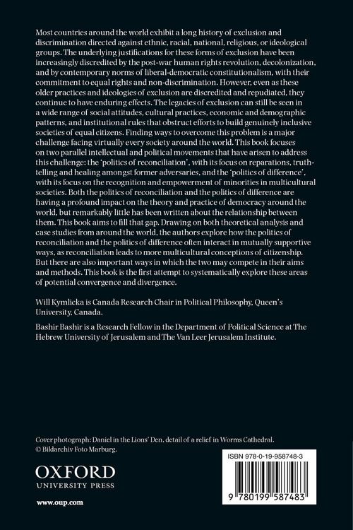 Produktbild: The Politics of Reconciliation in Multicultural Societies