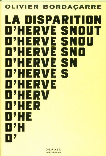 Produktbild: La disparition d'Herv&eacute; Snout