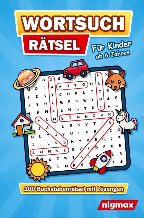 Produktbild: Wortsuchr&auml;tsel f&uuml;r Kinder ab 6 Jahren