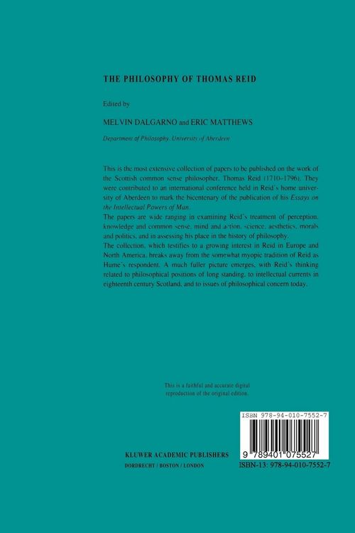 Produktbild: The Philosophy of Thomas Reid