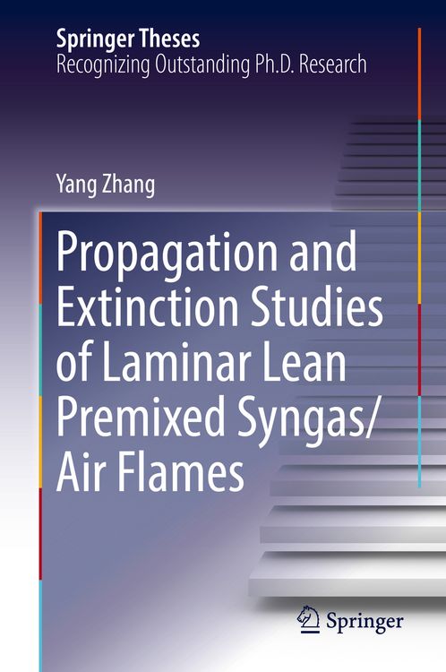 Produktbild: Propagation and Extinction Studies of Laminar Lean Premixed Syngas/Air Flames