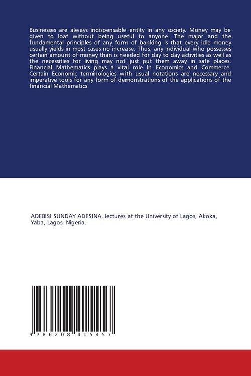Produktbild: MATHEMATICS OF BUSINESS