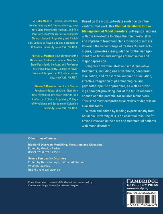 Produktbild: Clinical Handbook for the Management of Mood Disorders