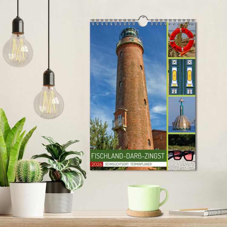 Produktbild: Sehnsuchtsort Fischland-Dar&szlig;-Zingst (Wandkalender 2026 DIN A4 hoch), CALVENDO Monatskalender