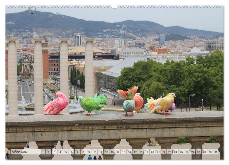 Produktbild: BARCELONA - Metropole am Mittelmeer (hochwertiger Premium Wandkalender 2026 DIN A2 quer), Kunstdruck in Hochglanz