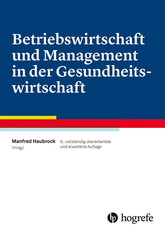 Produktbild: Betriebswirtschaft und Management in der Gesundheitswirtschaft