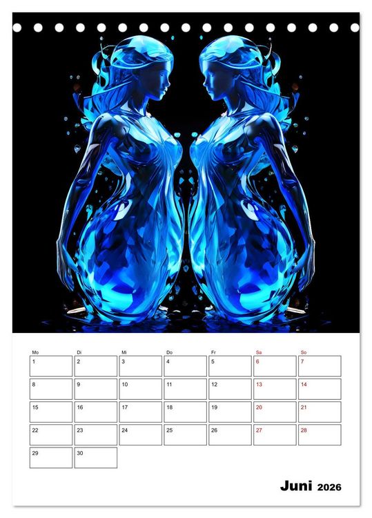 Produktbild: Die Konstellationen der Sterne (Tischkalender 2026 DIN A5 hoch), CALVENDO Monatskalender