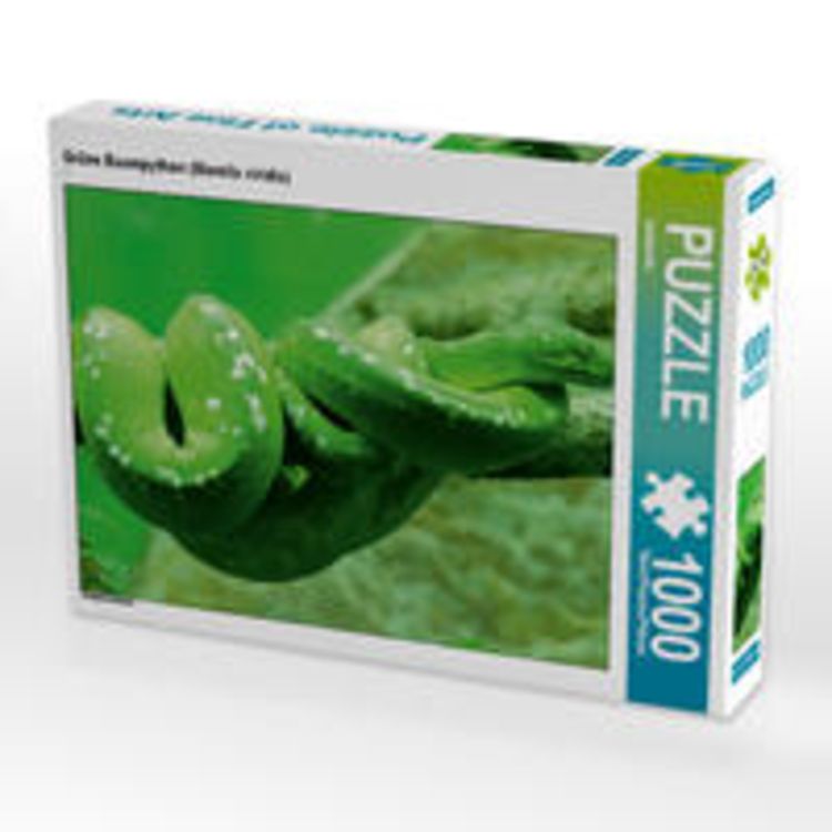 Produktbild: CALVENDO Puzzle Gr&uuml;ne Baumpython (Morelia viridis) 1000 Teile Lege-Gr&ouml;&szlig;e 64 x 48 cm Foto-Puzzle Bild von kattobello