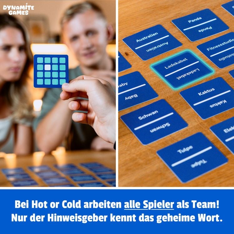 Produktbild: DYNAMITE GAMES&reg; - Hot or Cold "Das Spiel der Gegens&auml;tze - Findet das geheime Code Wort"