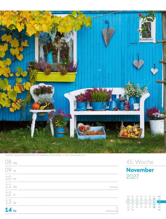 Produktbild: Gartengl&uuml;ck Wochenplaner Kalender 2027