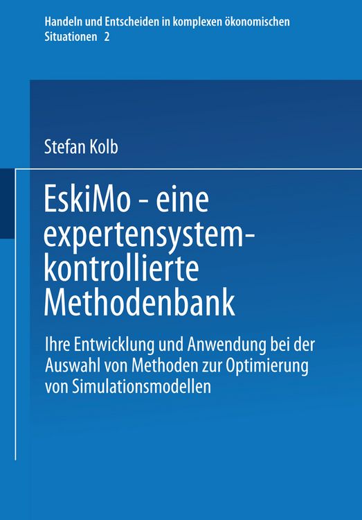 Produktbild: EskiMo &mdash; eine expertensystemkontrollierte Methodenbank