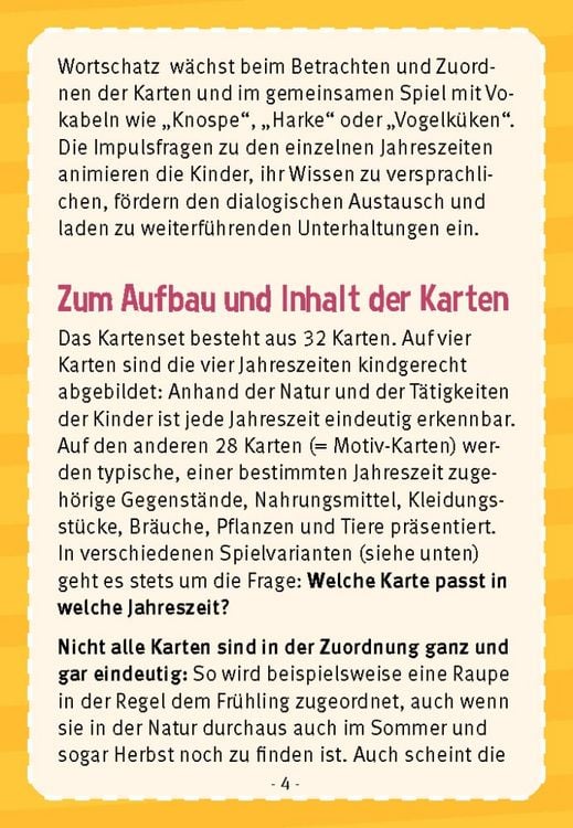 Produktbild: Was passt in welche Jahreszeit?