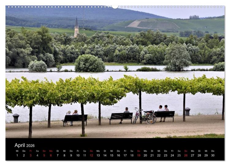 Produktbild: Ingelheim und Umgebung (hochwertiger Premium Wandkalender 2026 DIN A2 quer), Kunstdruck in Hochglanz