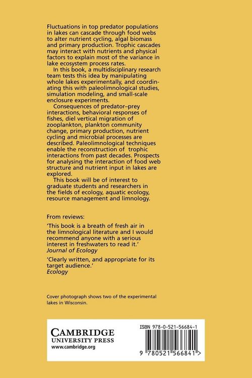 Produktbild: The Trophic Cascade in Lakes