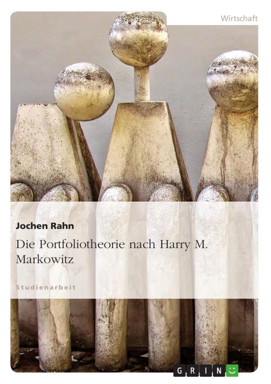 Produktbild: Die Portfoliotheorie nach Harry M. Markowitz