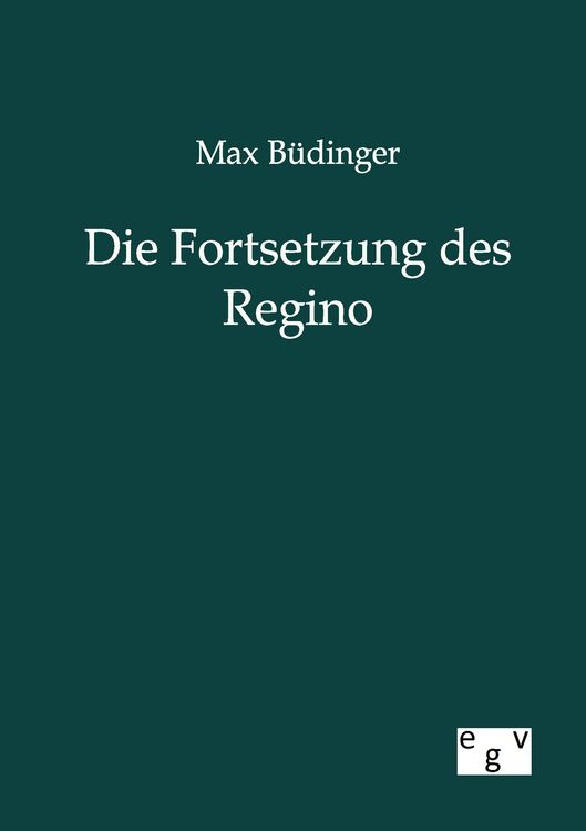Produktbild: Die Fortsetzung des Regino