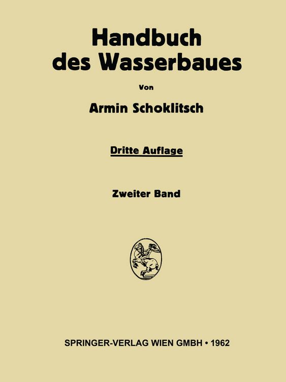 Produktbild: Handbuch des Wasserbaues