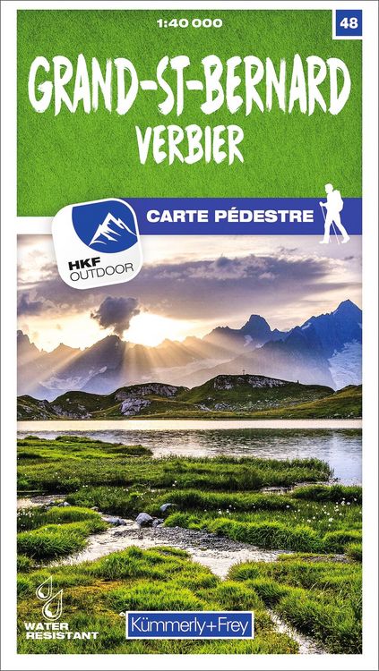 Produktbild: Grand-St-Bernard Verbier Nr. 48 Wanderkarte 1:40 000