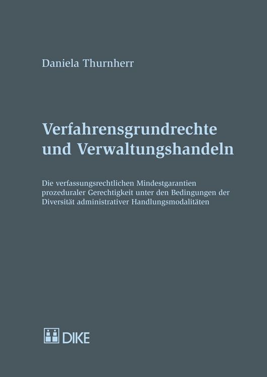 Produktbild: Verfahrensgrundrechte und Verwaltungshandlungen