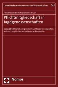 Produktbild: Pflichtmitgliedschaft in Jagdgenossenschaften