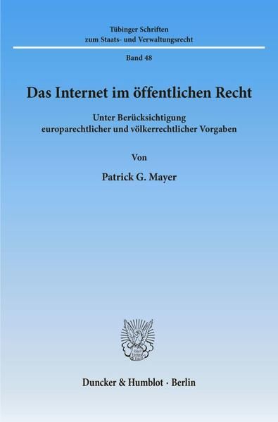 Produktbild: Das Internet im &ouml;ffentlichen Recht.